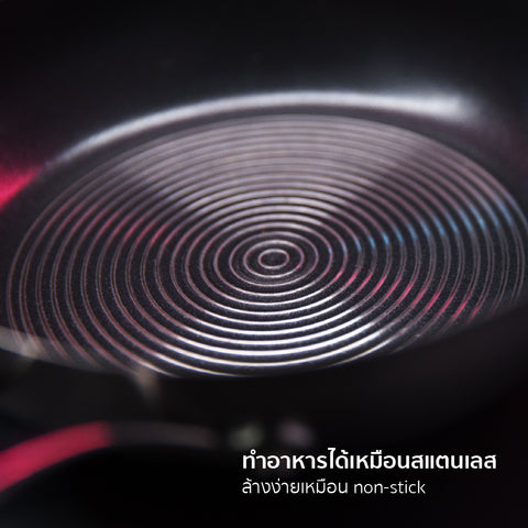 CIRCULON SteelShield C-Series กระทะผัดสแตนเลสสตีล Clad Tri-ply มีหูช่วยจับ 32 ซม. Stirfry (30052-T)