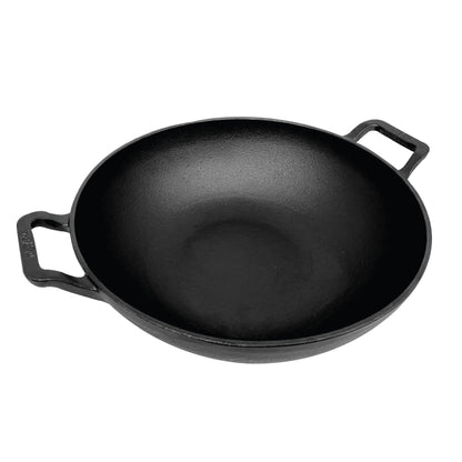 Pans - Meyer - 77Sale, Best Sellers, bestselling, bigsale, f903, KADAI, Mayday, Meyer - Cast Iron - MEYER CAST IRON กระทะผัดก้นลึก 2 หู ขนาด 30 ซม. KADAI (48186-C) - PotsandPans.in.th