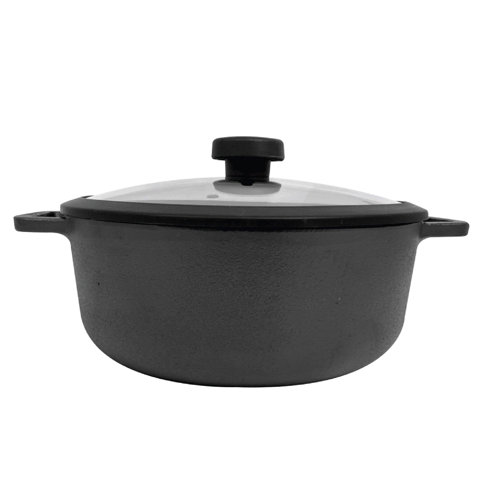 Pots - Meyer - 77Sale, Best Sellers, bestselling, bigsale, Meyer - Cast Iron, SAUTE, Sauteuse, SPECIAL SALE - MEYER CAST IRON หม้อเหล็กหล่อ 2 หู ขนาด 20 ซม. SAUTEUSE WITH GLASS LID (48240-C) - PotsandPans.in.th