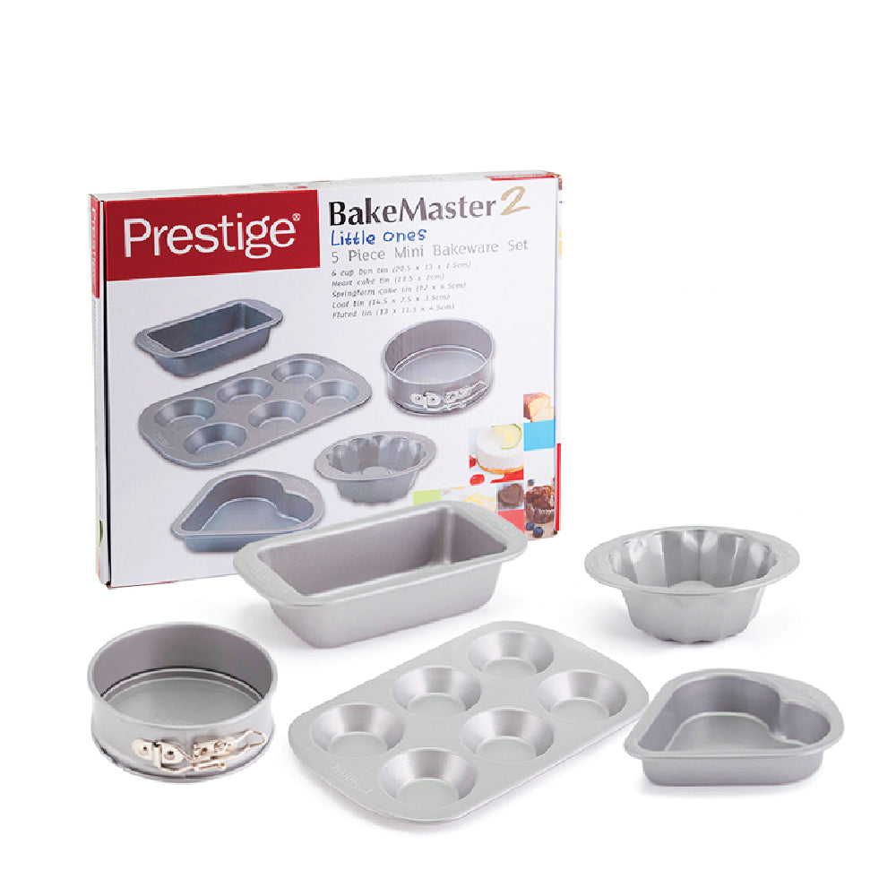 Prestige Bakemaster 2 ชุดแม่พิมพ์อบขนมขนาดเล็ก 5 ชิ้น Mini Bakeware (53286-C)