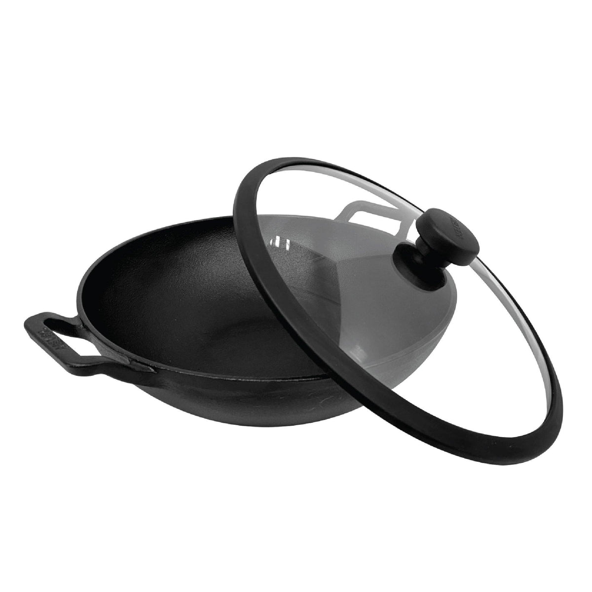 Pans - Meyer - 77Sale, bigsale, Clearance1, f903, KADAI, Meyer - Cast Iron, payday - MEYER CAST IRON กระทะผัดก้นลึก 2 หู ขนาด 24 ซม. DEEP KADAI (48188-C) - PotsandPans.in.th