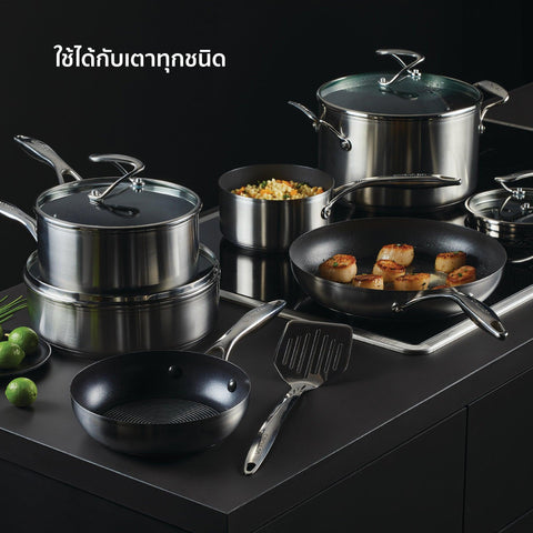 Cookware Set - Circulon - Cookware Set, SET, SteelShiel S-Series, SteelShield - CIRCULON SteelShield S-Series เครื่องครัวสแตนเลสสตีลเคลือบผิวลื่น ชุด 10 ชิ้น Set (70051-T) - PotsandPans.in.th