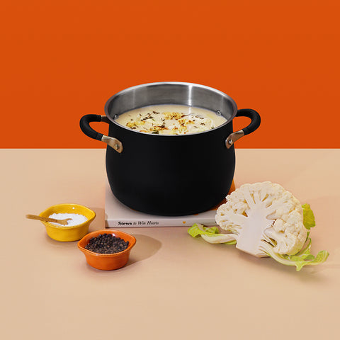 MEYER Accent Stainless Steel หม้อต้มสแตนเลสสตีล 7.6 ลิตร/24 ซม. Stockpot (70615-T)