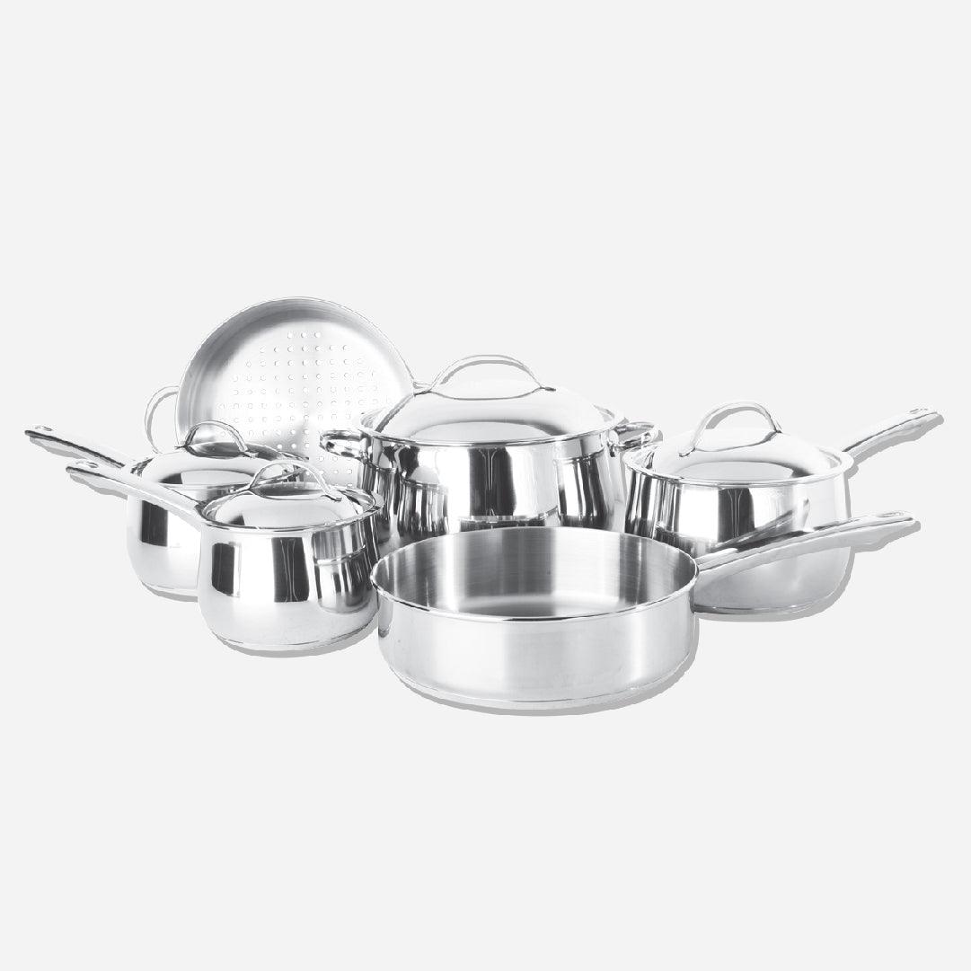 Cookware Set - Meyer - bestselling, bigsale, Carnival, Cookware Set, Meyer - Bella Classico, payday, SET, SPECIAL SALE - MEYER BELLA CLASSICO ชุดเครื่องครัวสแตนเลส 10 ชิ้น SET (73291-T) - PotsandPans.in.th