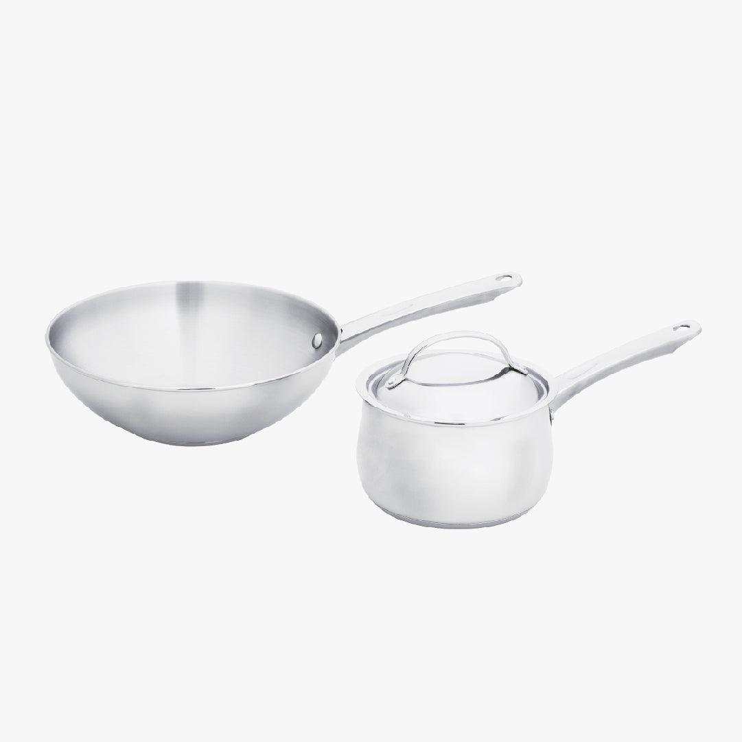 Cookware Set - Meyer - 77Sale, bestselling, Carnival, Cookware Set, Meyer - Bella Classico, payday, SET, Special Sale - MEYER BELLA CLASSICO ชุดเครื่องครัวสแตนเลส 3 ชิ้น SET (75396-T) - PotsandPans.in.th