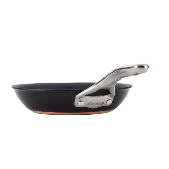 Anolon Nouvelle Copper Luxe Onyx กระทะทอด 25 ซม. French Skillet (80154-T)