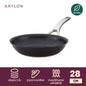 ANOLON NOUVELLE COPPER LUXE ONYX กระทะทอดทรงแบน 28 ซม. FRENCH SKILLET (80155-T)