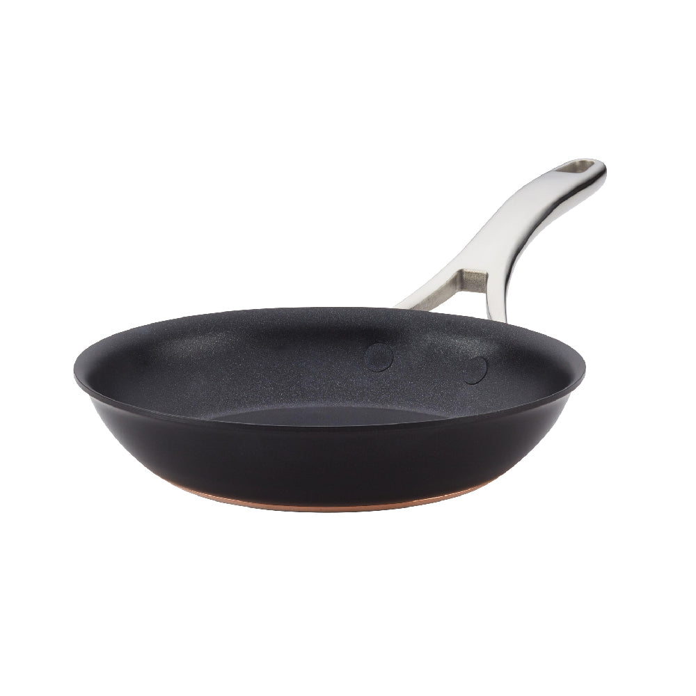 ANOLON NOUVELLE COPPER LUXE ONYX กระทะทอดทรงแบน 28 ซม. FRENCH SKILLET (80155-T)