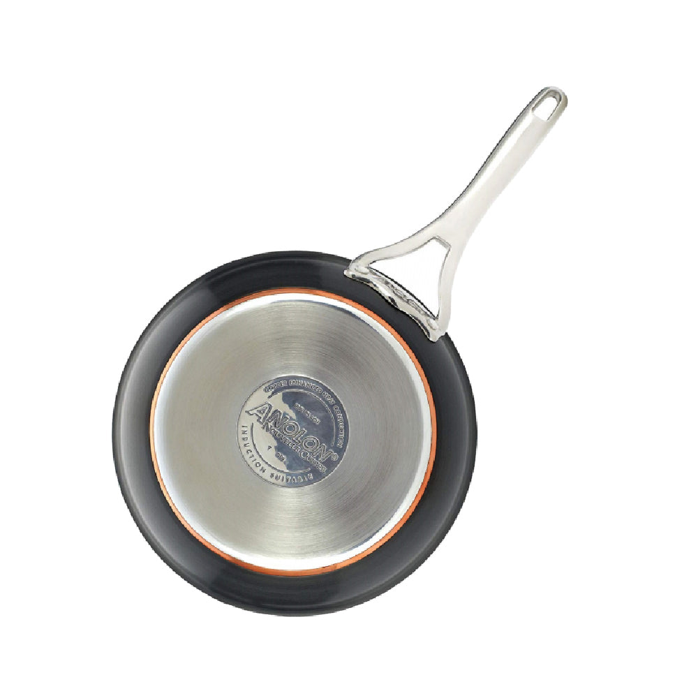 ANOLON NOUVELLE COPPER LUXE ONYX กระทะทอดทรงแบน 28 ซม. FRENCH SKILLET (80155-T)