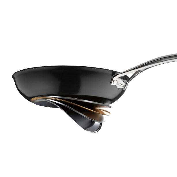 ANOLON NOUVELLE COPPER LUXE ONYX กระทะทอดทรงแบน 28 ซม. FRENCH SKILLET (80155-T)