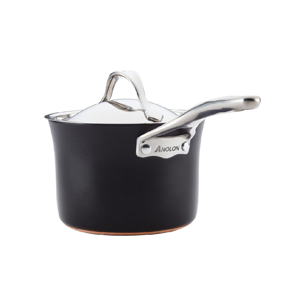 Anolon Nouvelle Copper Luxe Onyx 16CM Saucepan (80156-T)