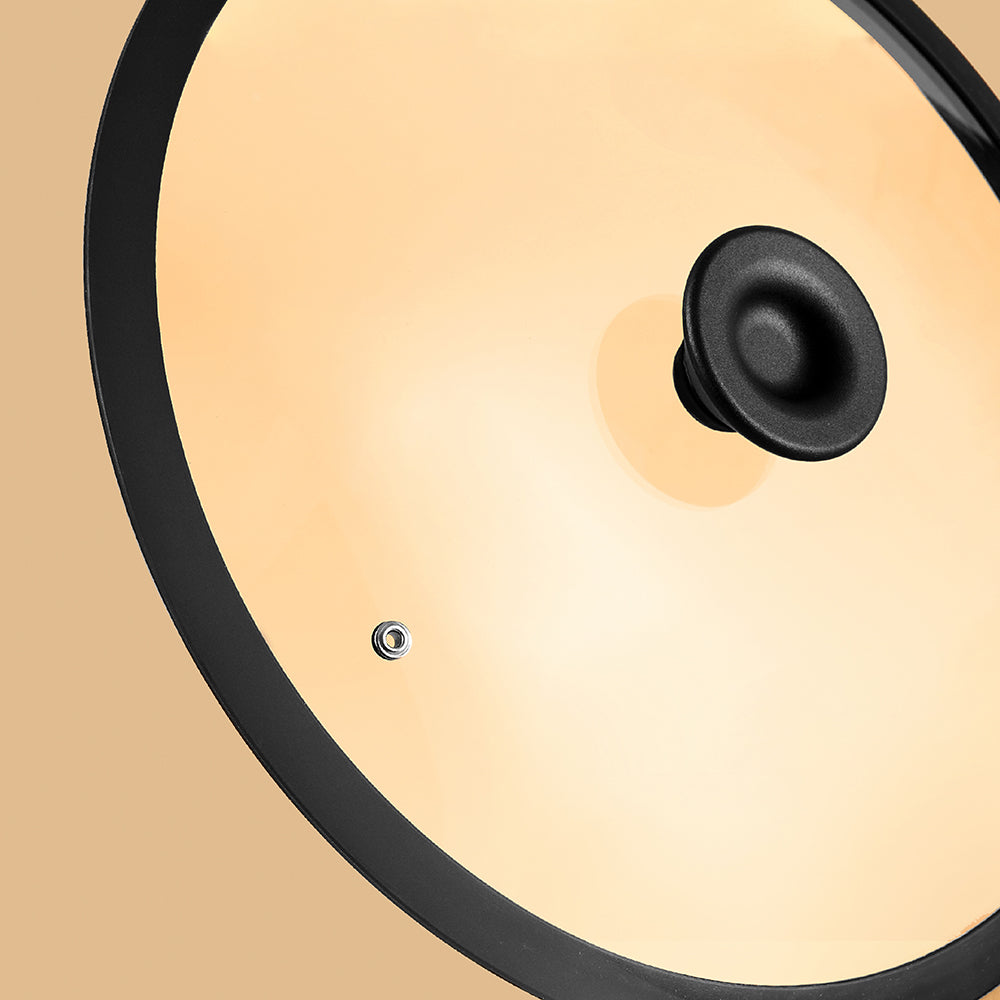 MEYER Accent Hard-Anodized กระทะผัดมีหูจับ 32 ซม. Stirfry (81210-T) เฉพาะฝา ฝาแก้ว