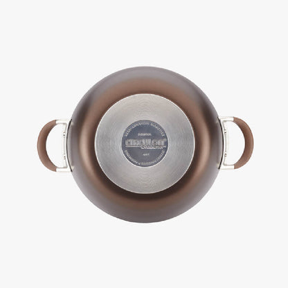 ฐานหม้อ CIRCULON SYMMETRY CHOCOLATE หม้อตุ๋น hard-anodized พร้อมฝา 5.2 ลิตร/26 ซม. CASSEROLE (82769-T)