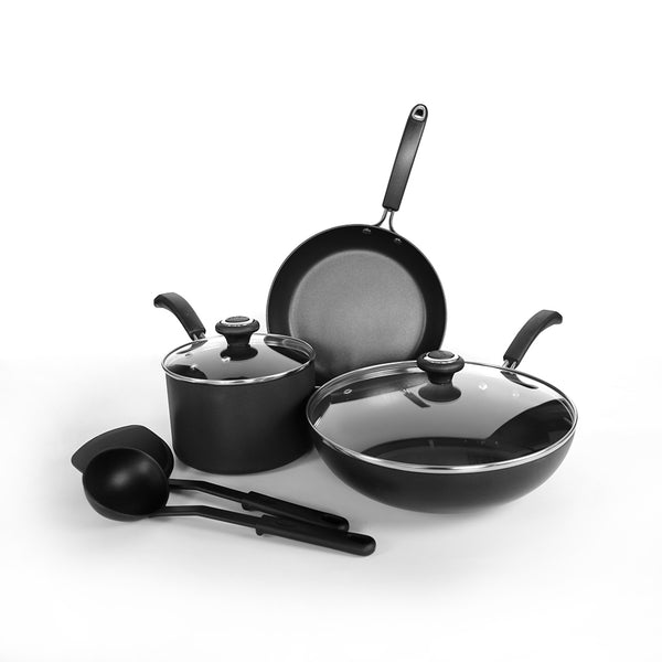 MEYER ชุดเครื่องครัว hard-anodized 7 ชิ้น COOKWARE SET (83563-C)