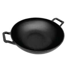 Pans - Meyer - 77Sale, bigsale, Clearance1, f903, KADAI, Meyer - Cast Iron, payday - MEYER CAST IRON กระทะผัดก้นลึก 2 หู ขนาด 24 ซม. DEEP KADAI (48188-C) - PotsandPans.in.th