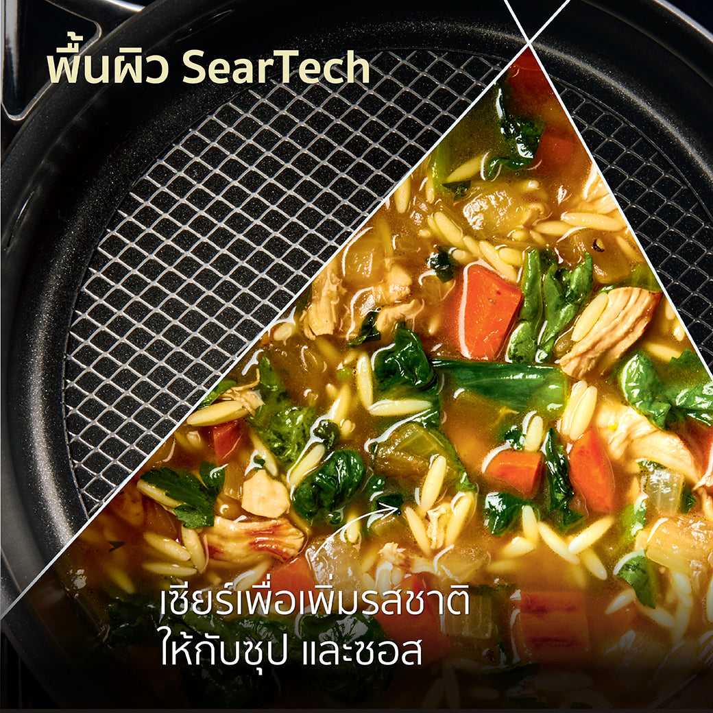 ANOLON X หม้อด้าม พร้อมฝา ขนาด 18 ซม./2.8 ลิตร Saucepan (14330-T)