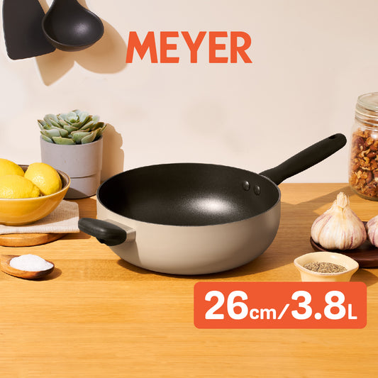 MEYER Bauhaus กระทะเชฟอเนกประสงค์ ขนาด 26 ซม./4.3 ลิตร Chef's pan (13767-TE12)