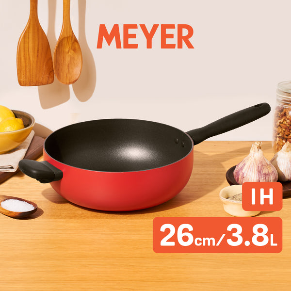 MEYER Bauhaus Induction กระทะเชฟอเนกประสงค์ ขนาด 26 ซม./3.8 ลิตร Chef's pan (13385-TE12)