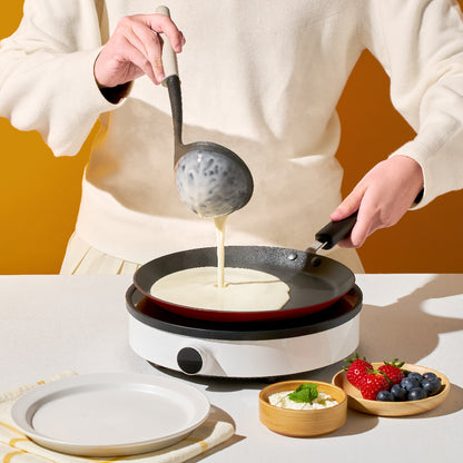 MEYER Bauhaus Induction กระทะเครป ขนาด 28 ซม. Crepe pan (14207-TE12) ใช้งานง่าย