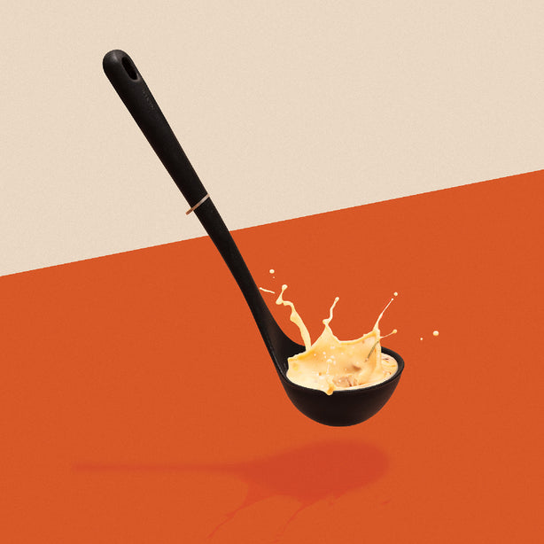 ่จุได้เยอะ MEYER Accent Tools Black กระบวยซิลิโคน Ladle (48387-C)
