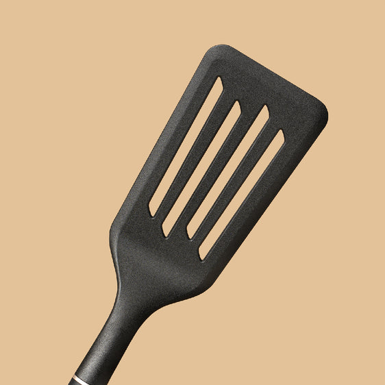 ส่วนหัว MEYER Accent Tools Black ตะหลิวมีร่องไนล่อน Flipper (48389-C)