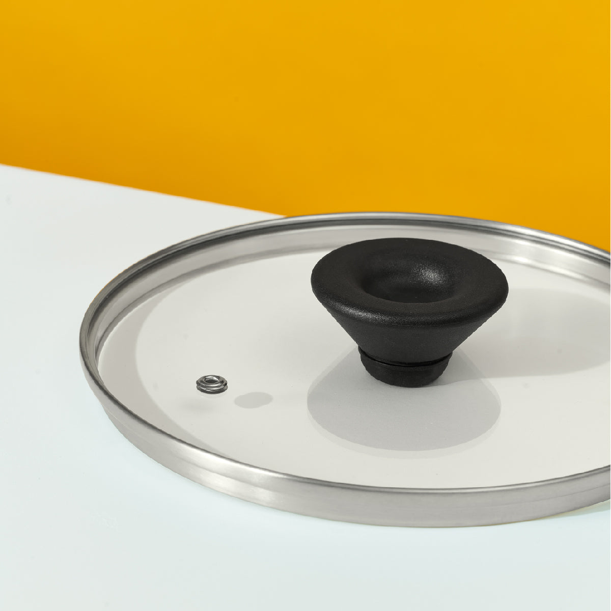 ฝาแก้วนิรภัย MEYER Bauhaus หม้อมีด้ามจับ ขนาด 16 ซม./1.4 ลิตร พร้อมฝา Saucepan (13762-TE12)