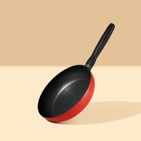 MEYER Bauhaus Induction ชุดเครื่องครัว 4 ชิ้น กระทะทอด หม้อมีด้ามจับพร้อมฝา และตะหลิวไนล่อน Cookware set with turner (14211-TE12)