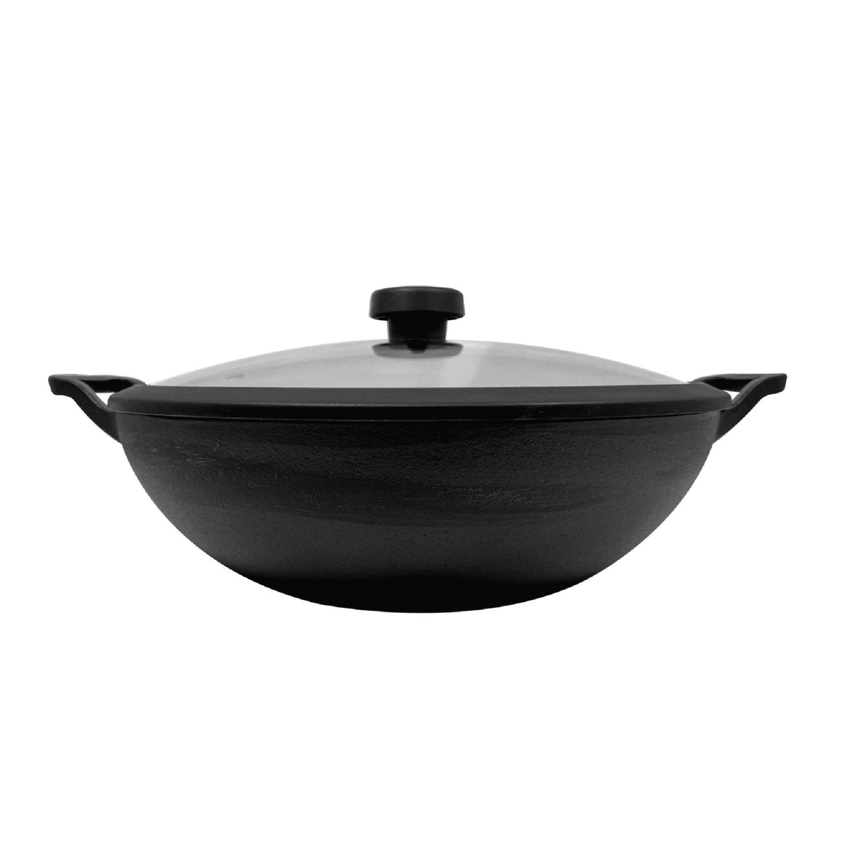 Pans - Meyer - bigsale, KADAI, Meyer - Cast Iron - MEYER CAST IRON กระทะผัดก้นลึก 2 หู ขนาด 20 ซม. DEEP KADAI (48187-C) | PotsandPans