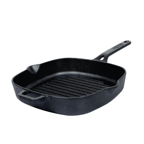 Pans - Meyer - Best Sellers, bestselling, bigsale, GRILL, Grill Pan, Mayday, Meyer - Cast Iron, payday, SPECIAL SALE - MEYER CAST IRON กระทะปิ้งย่างเหล็กหล่อ ขนาด 25 ซม. PRE-SEASONED GRILL PAN | PotsandPans