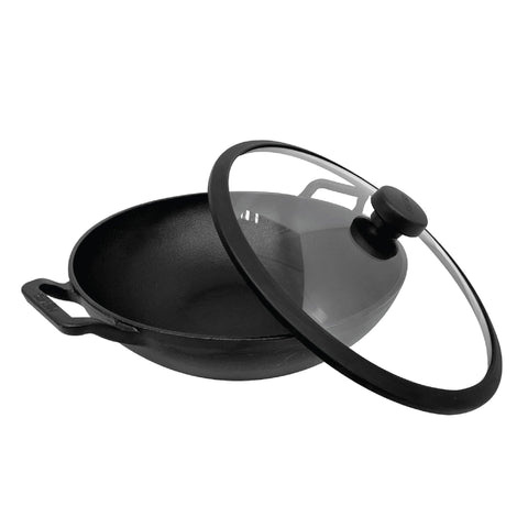 Pans - Meyer - Best Sellers, bestselling, bigsale, KADAI, Meyer - Cast Iron, SPECIAL SALE - MEYER CAST IRON กระทะผัดก้นลึก 2 หู ขนาด 26 ซม. KADAI (48185-C) | PotsandPans