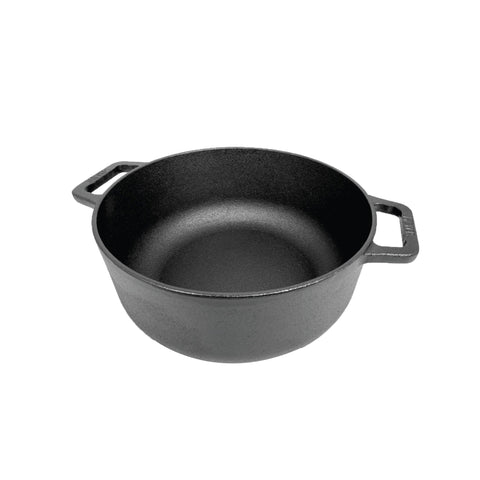Pots - Meyer - Best Sellers, bestselling, bigsale, Meyer - Cast Iron, SAUTE, Sauteuse, SPECIAL SALE - MEYER CAST IRON หม้อเหล็กหล่อ 2 หู ขนาด 20 ซม. SAUTEUSE WITH GLASS LID | PotsandPans