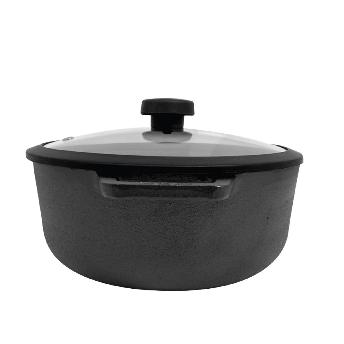 Pots - Meyer - Best Sellers, bestselling, bigsale, Meyer - Cast Iron, SAUTE, Sauteuse, SPECIAL SALE - MEYER CAST IRON หม้อเหล็กหล่อ 2 หู ขนาด 20 ซม. SAUTEUSE WITH GLASS LID | PotsandPans