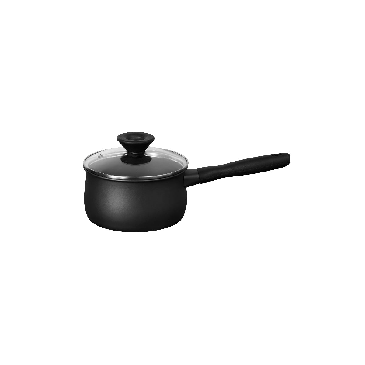 MEYER MIDNIGHT หม้อมีด้ามจับ hard-anodize ขนาด 16 ซม./1.9 ลิตร พร้อมฝา Saucepan (85095-TE12) หม้อเทฟลอน ทนความร้อน ใช้ได้กับเตาทุกชนิด ล้างง่าย ไม่ติดหม้อ  มีมอก.